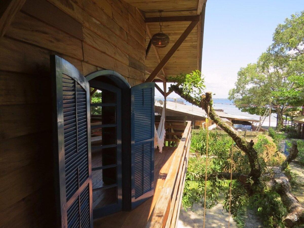Casa Estilosa E Rustica Com Vista Para O Por Do Sol Da Ilha Do Mel! Exteriér fotografie